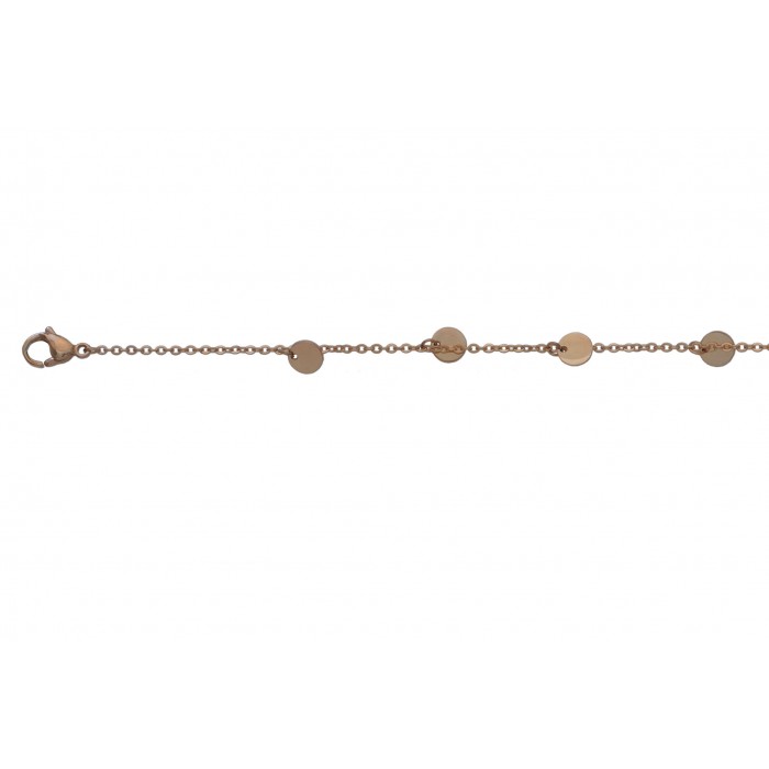 Steel bracelet/ip rose gold