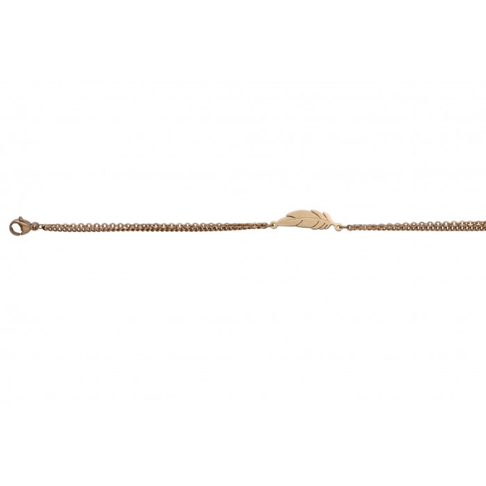 Steel bracelet/ip rose gold