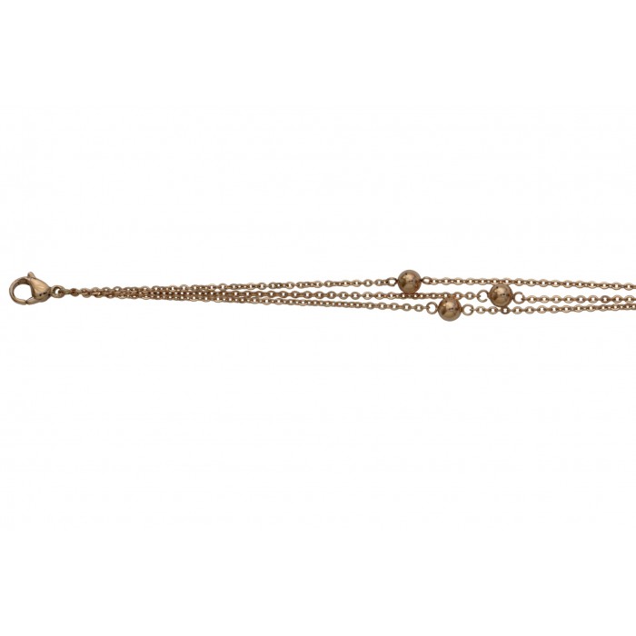 Steel bracelet/ip rose gold
