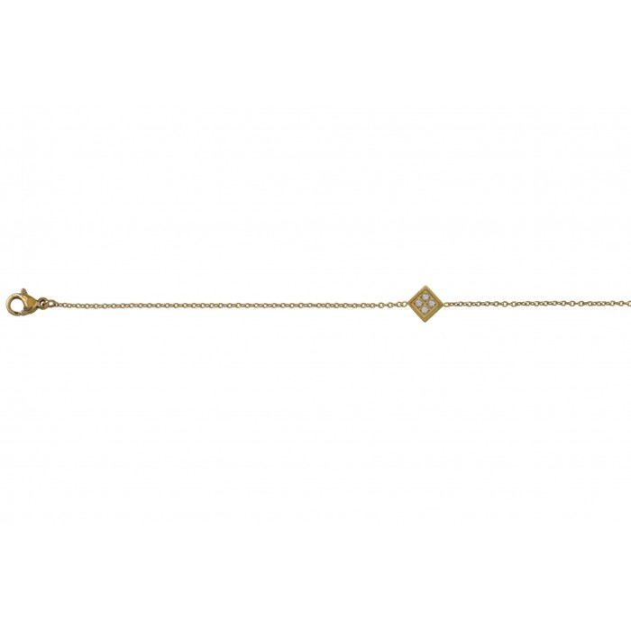 Steel bracelet/ip gold+résine époxy