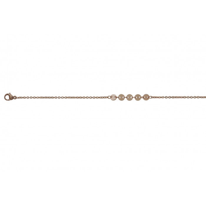 Stee bracelet/ip rose gold