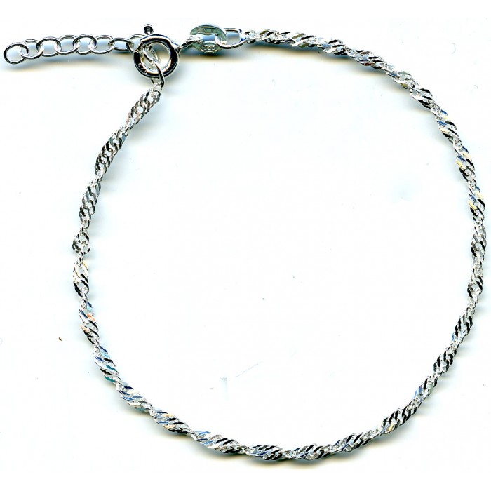 Bracelet argent/singapour