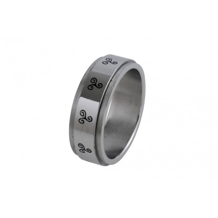 Steel ring/anti-stress/triskel