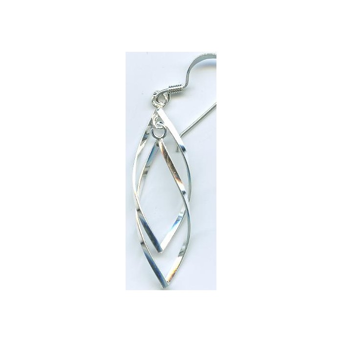 Boucles D'oreilles En Argent 925 - Modèle Simple Et élégant - Occasion