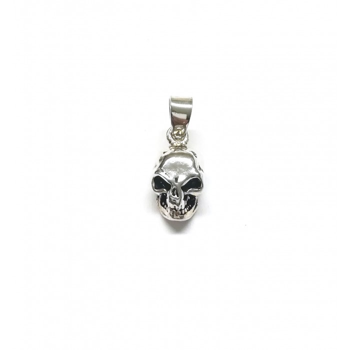Pendentif argent/tête de mort