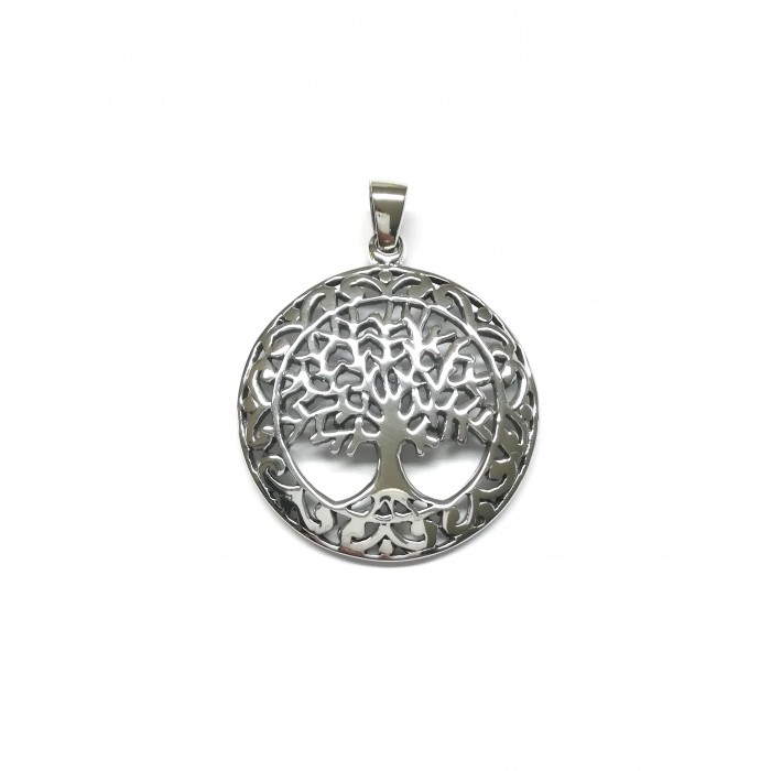 Pendentif argent/arbre de vie