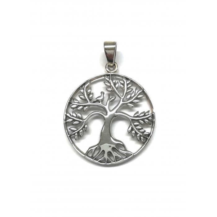 Pendentif argent/arbre de vie