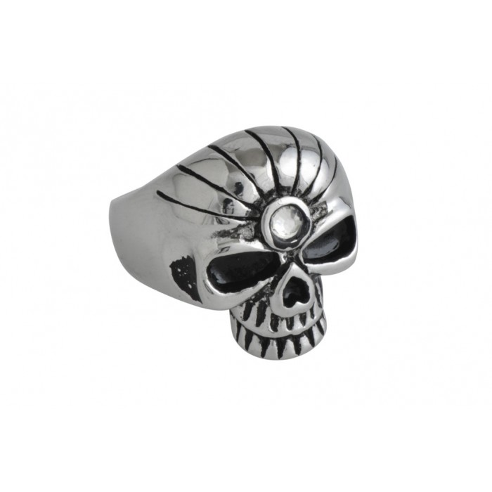 Steel ring/CZ+RE