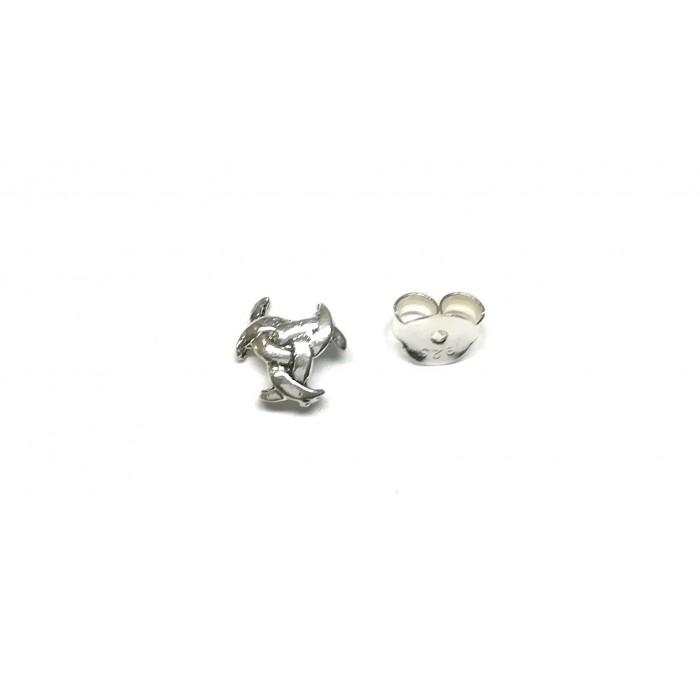 Boucles D'oreilles Pendantes Argent Massif 925 - Style Celtique, Créateur, Occasion