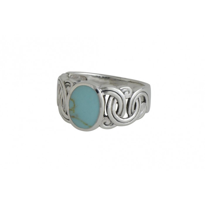 Bague argent pierre/turquoise