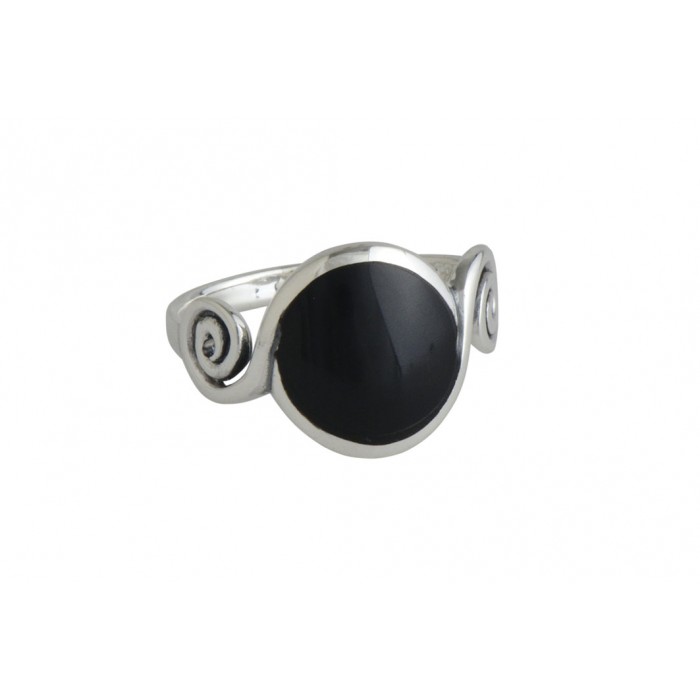 Bague argent pierre/onyx