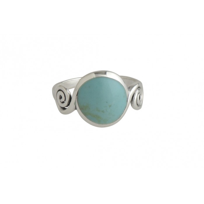 Bague argent pierre/turquoise