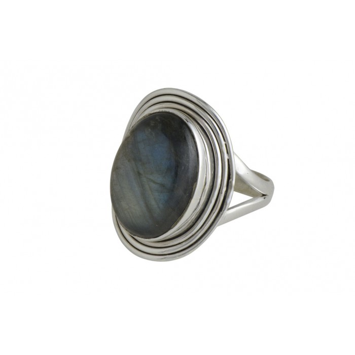Bague argent pierre/labradorite