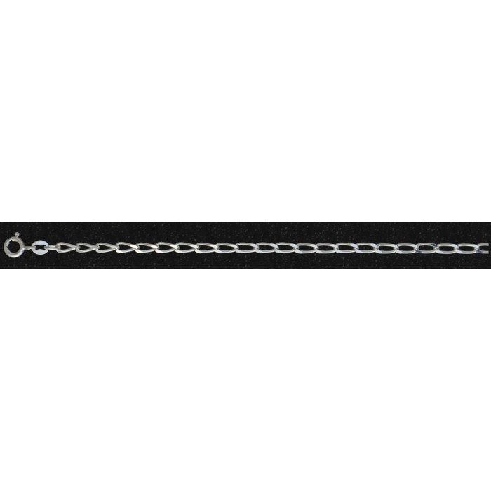 Chaîne argent/cheval diamantée