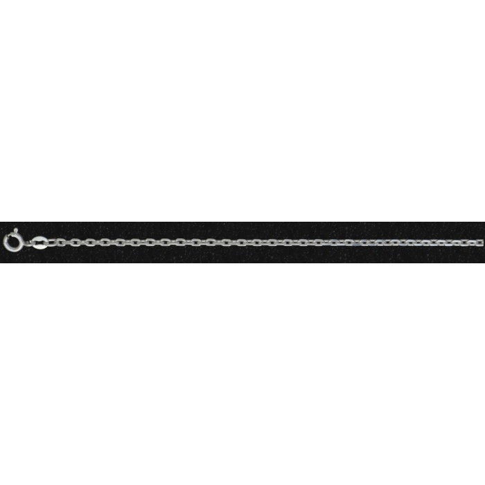 Chaîne argent/forçat diamantée 2.2mm