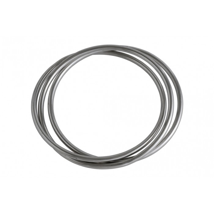 Steel bracelet/3x3x3mm/soudé