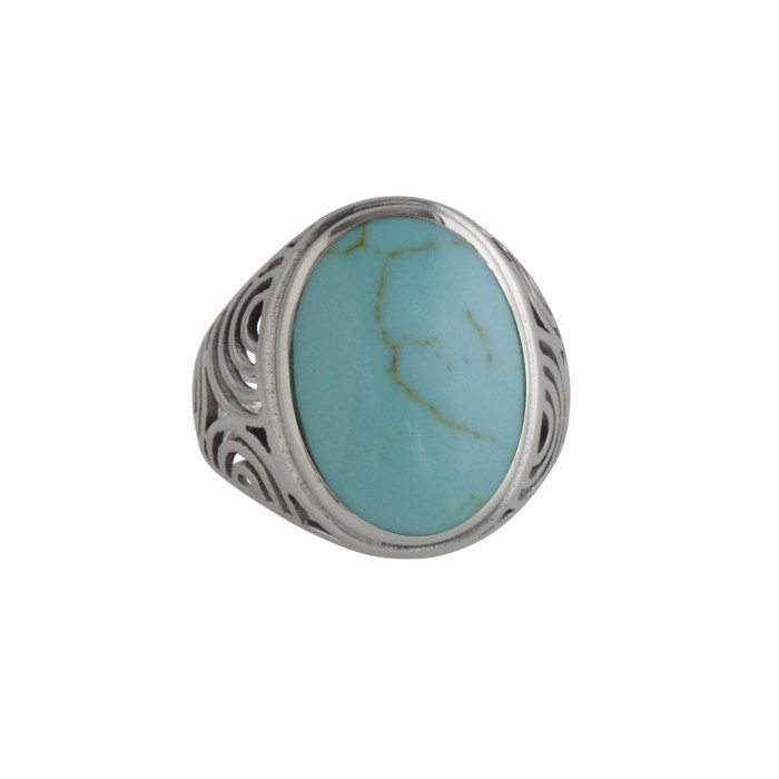 Bague argent pierre/turquoise