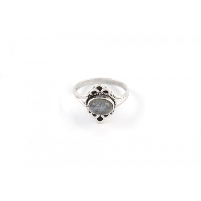 Bague argent pierre labradorite