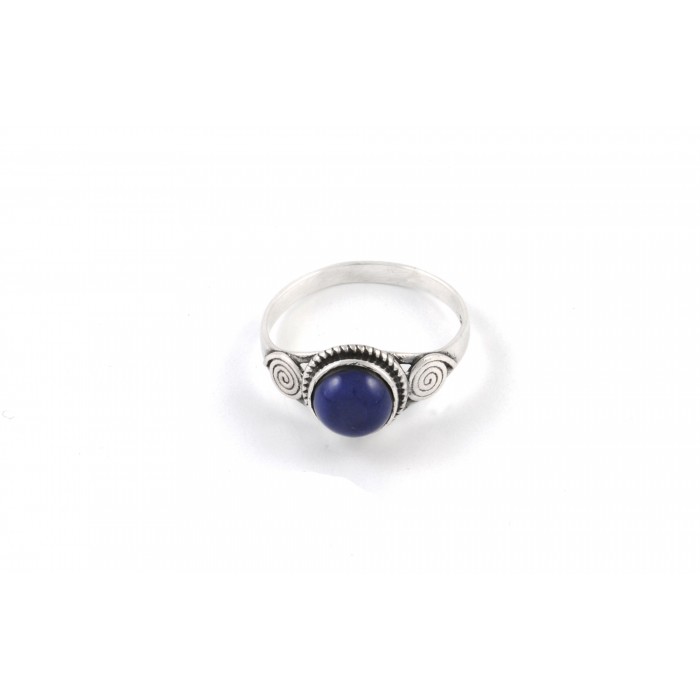 Bague argent pierre lapis lazuli