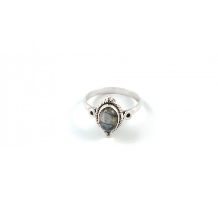 Bague argent pierre labradorite