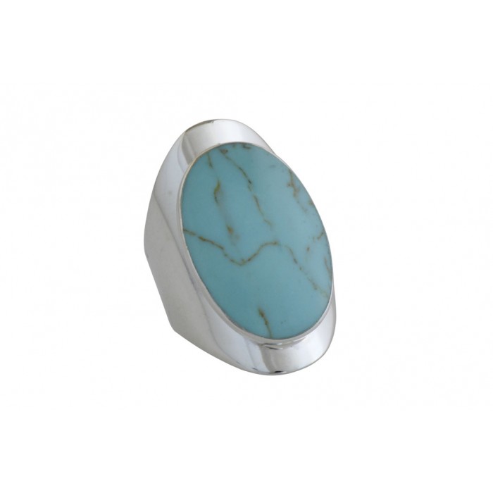 Bague argent pierre/turquoise