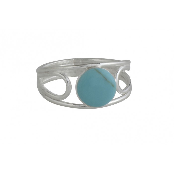 Bague argent pierre/turquoise
