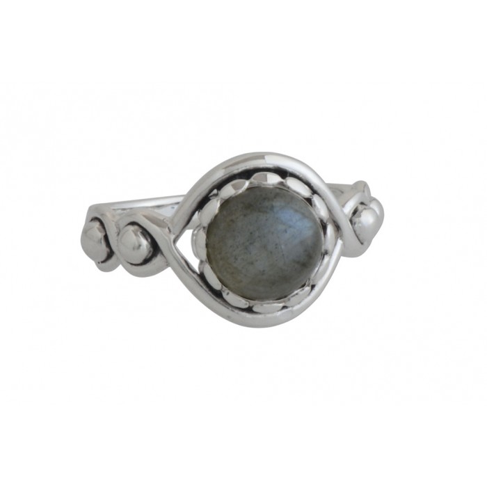 Bague argent pierre labradorite