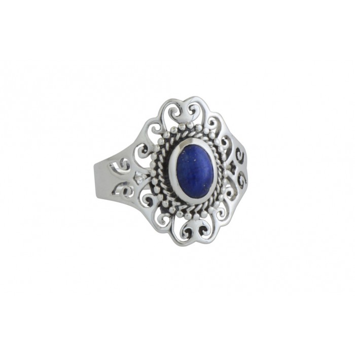 Bague argent pierre lapis lazuli