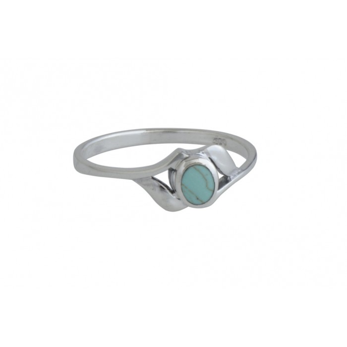 Bague argent pierre turquoise