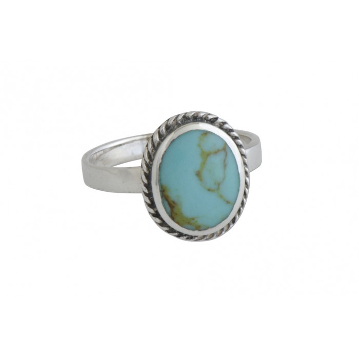Bague argent pierre/turquoise