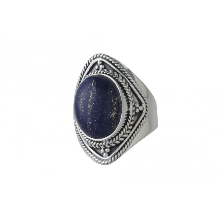 Bague argent pierre lapis lazuli