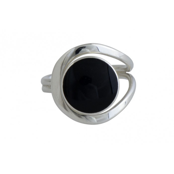 Bague argent pierre/onyx