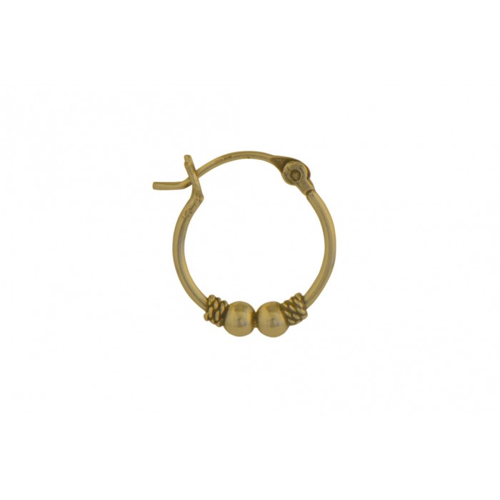 Boucles D'Oreilles Créoles Lisses 14 Mm En Or Massif 18K - Dolly-Bijoux Femme - Neuf Avec Étiquettes
