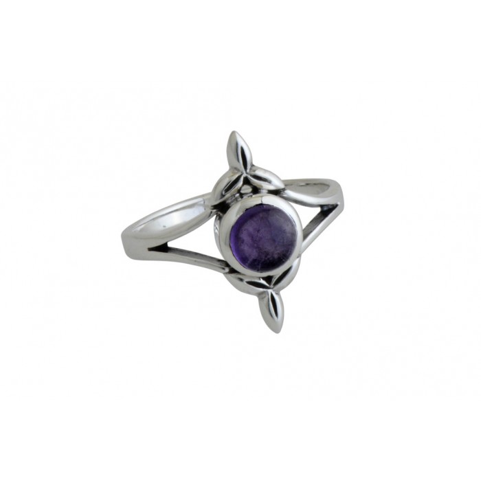 Bague argent pierre améthyste