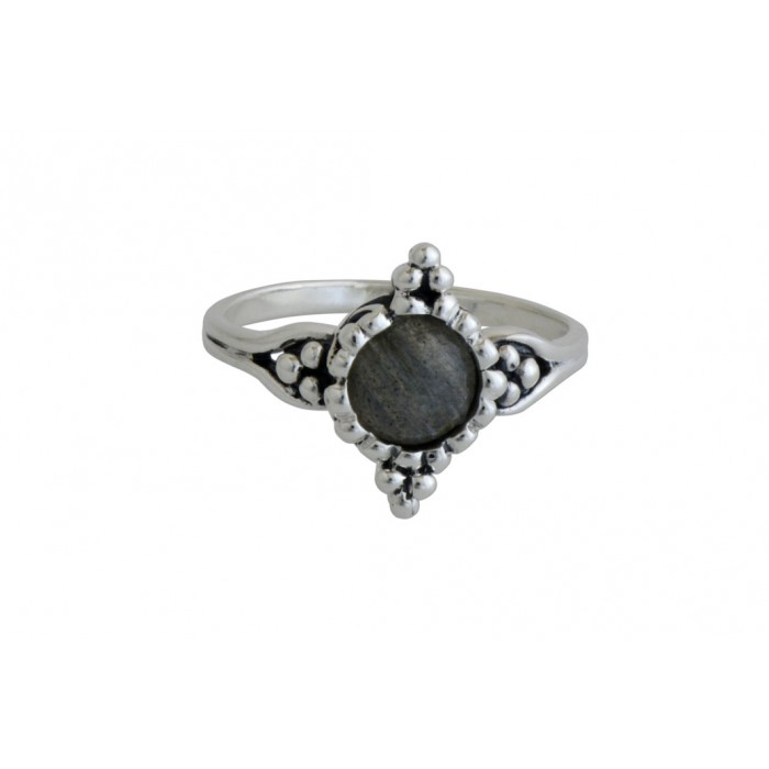 Bague argent pierre labradorite