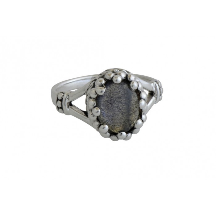Bague argent pierre labradorite