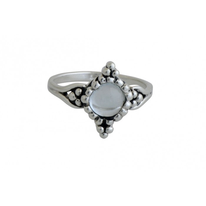 Bague argent pierre topaze