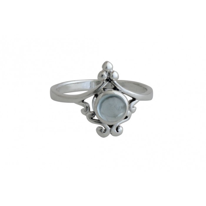 Bague argent pierre topaze
