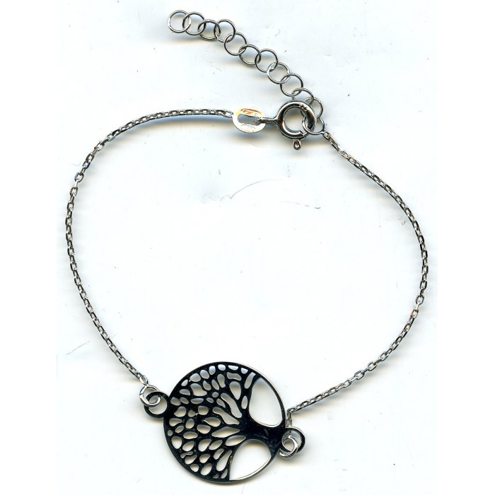 Bracelet argent/arbre de vie