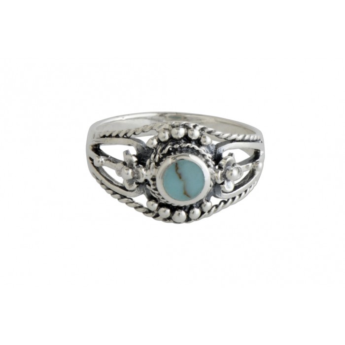 Bague argent pierre turquoise