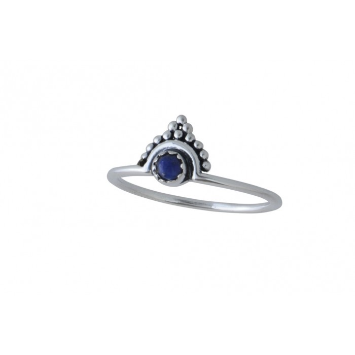 Bague argent pierre lapis lazuli