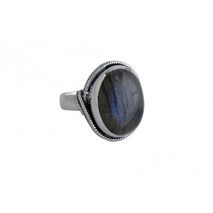 Bague argent pierre labradorite