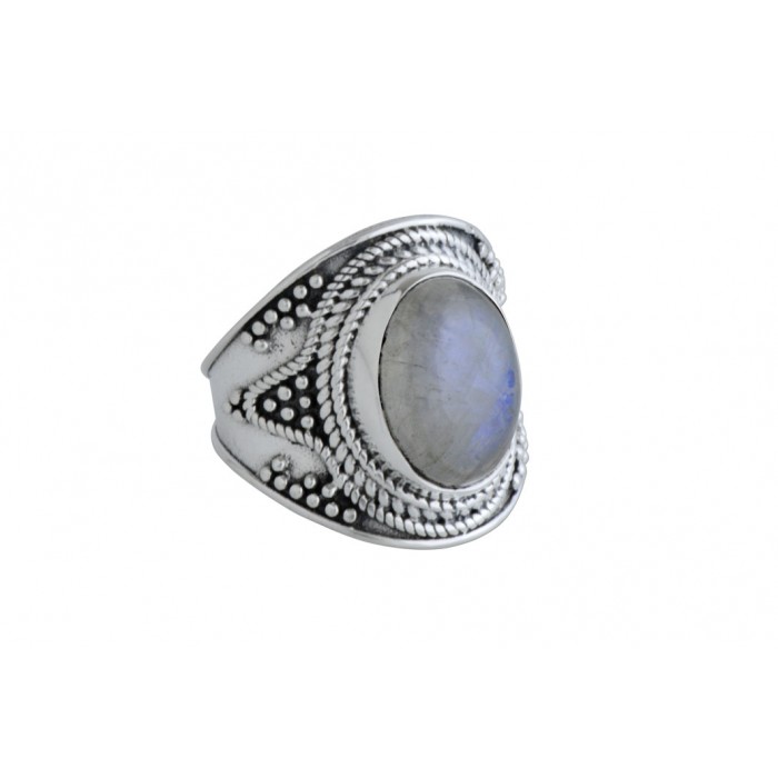 Bague argent pierre pierre de lune