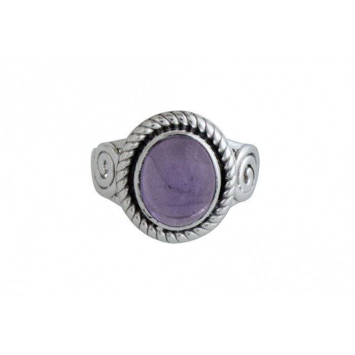 Bague argent pierre améthyste