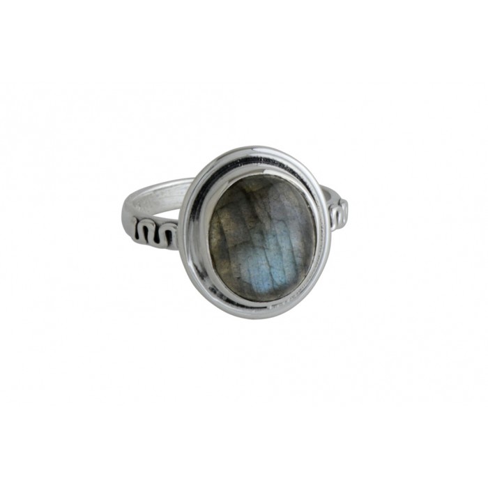 Bague argent pierre labradorite