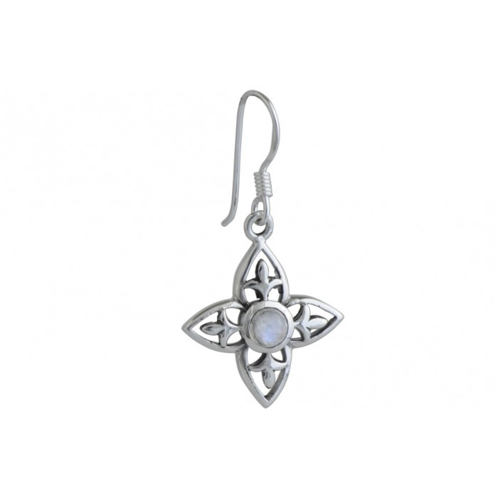 Boucle d'oreille argent pierre/pendante