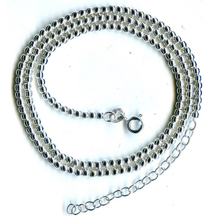 Chaîne argent bille 2.5mm