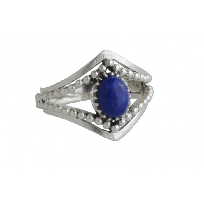 Bague argent pierre lapis lazuli