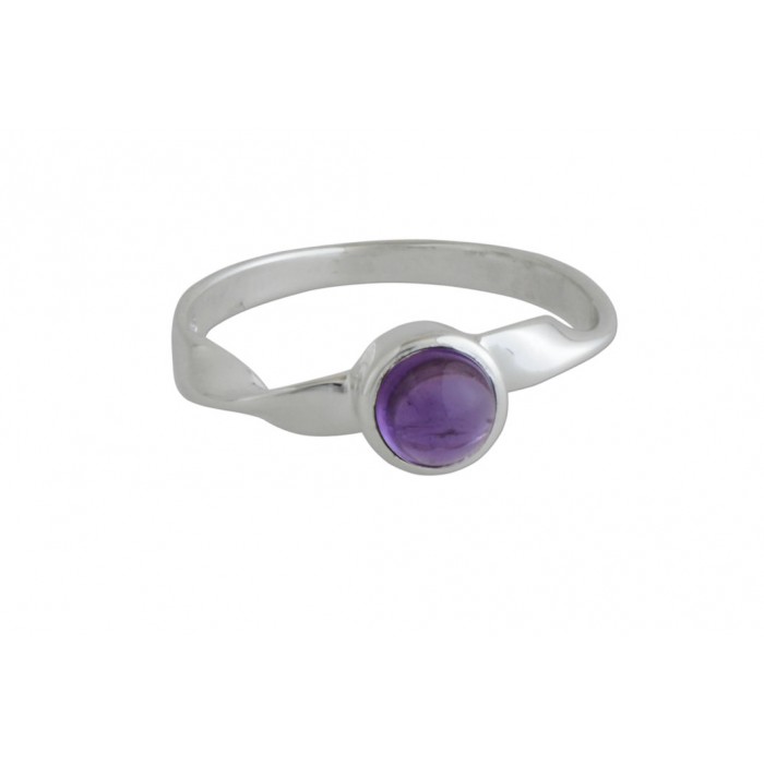 Bague argent pierre améthyste