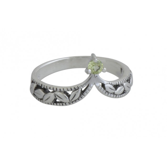 Bague argent pierre Péridot